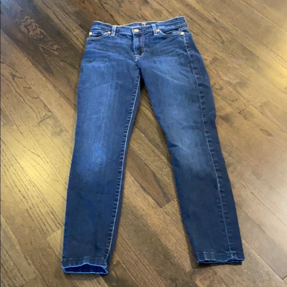 7 For All Mankind The Skinny Jeans 27 EUC
